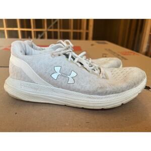 Under Armour Charged Impulse Knit White running shoes womens 7.5